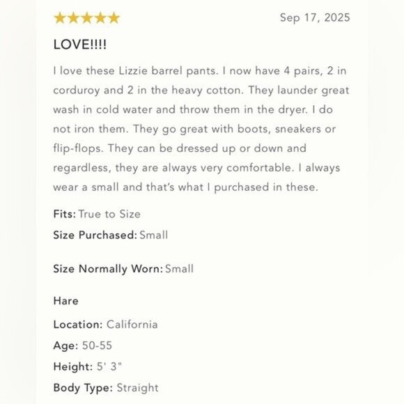 NWT Size M Tall- Pilcro The Izzie Relaxed Pull-On Barrel Pants Cotton (US$ 118) - Picture 6 of 15